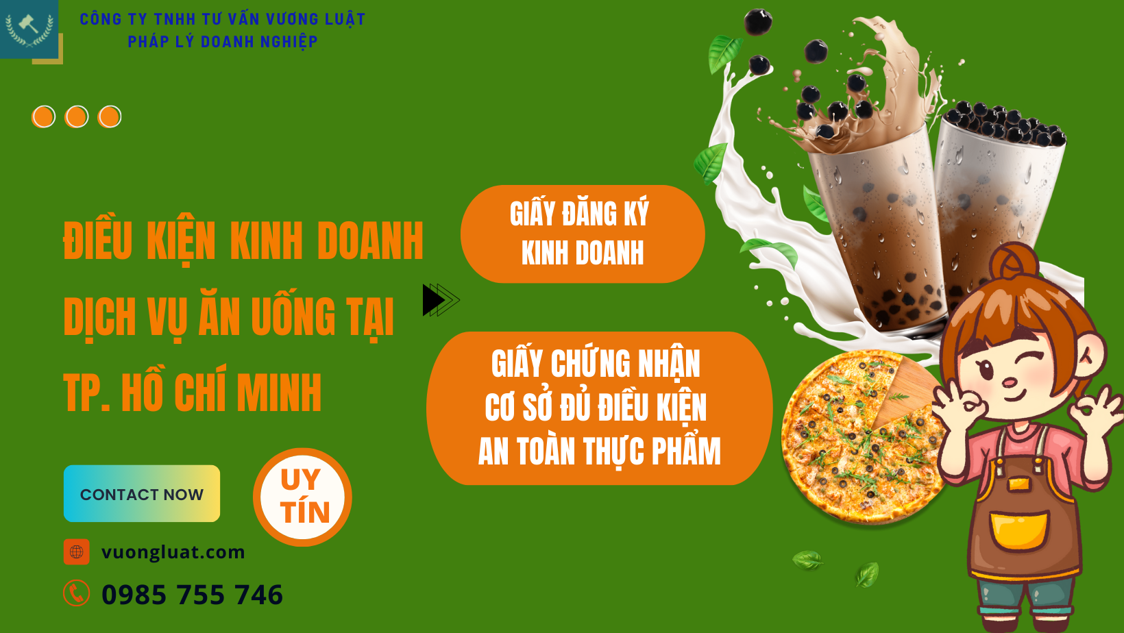 ĐIỀU KIỆN KINH DOANH DỊCH VỤ ĂN UỐNG TẠI THÀNH PHỐ HỒ CHÍ MINH