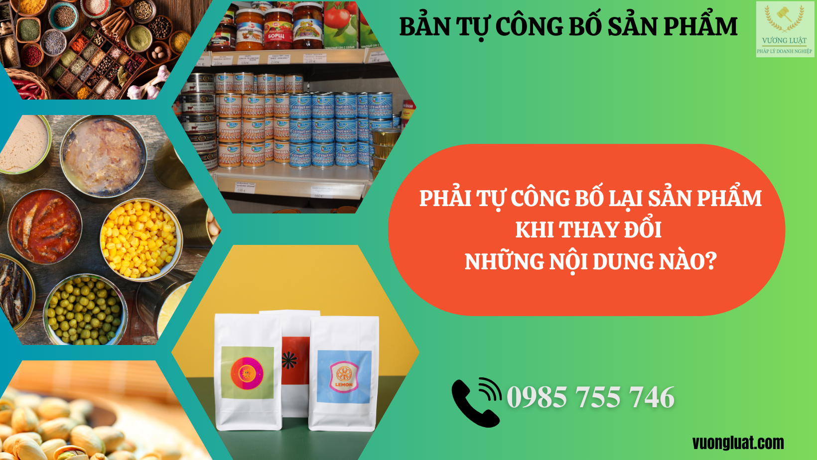 PHẢI TỰ CÔNG BỐ LẠI SẢN PHẨM KHI THAY ĐỔI NHỮNG NỘI DUNG NÀO?